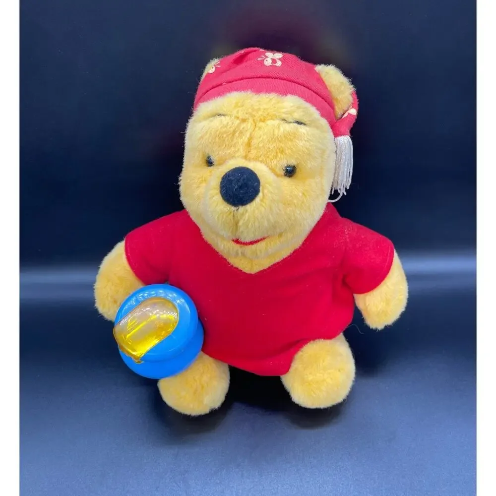 Vintage Disney Winnie the Pooh Plush Stuffed Animal 1998 by Mattel 11